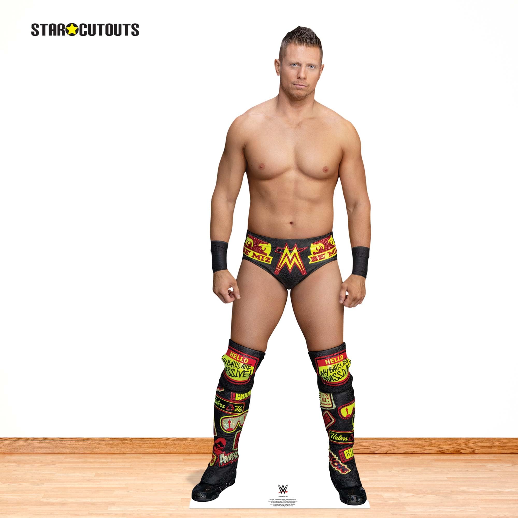 Star Cutouts SC4408 The Miz WWE Cardboard Cut Out Height 189cm