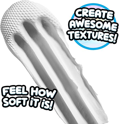 Miniatura 38 de Compound Kings Fluffy Butter Cloudz - Cubo grande perfumado de slime para niños, juguete sensorial suave, esponjoso, no tóxico, regalo de limo