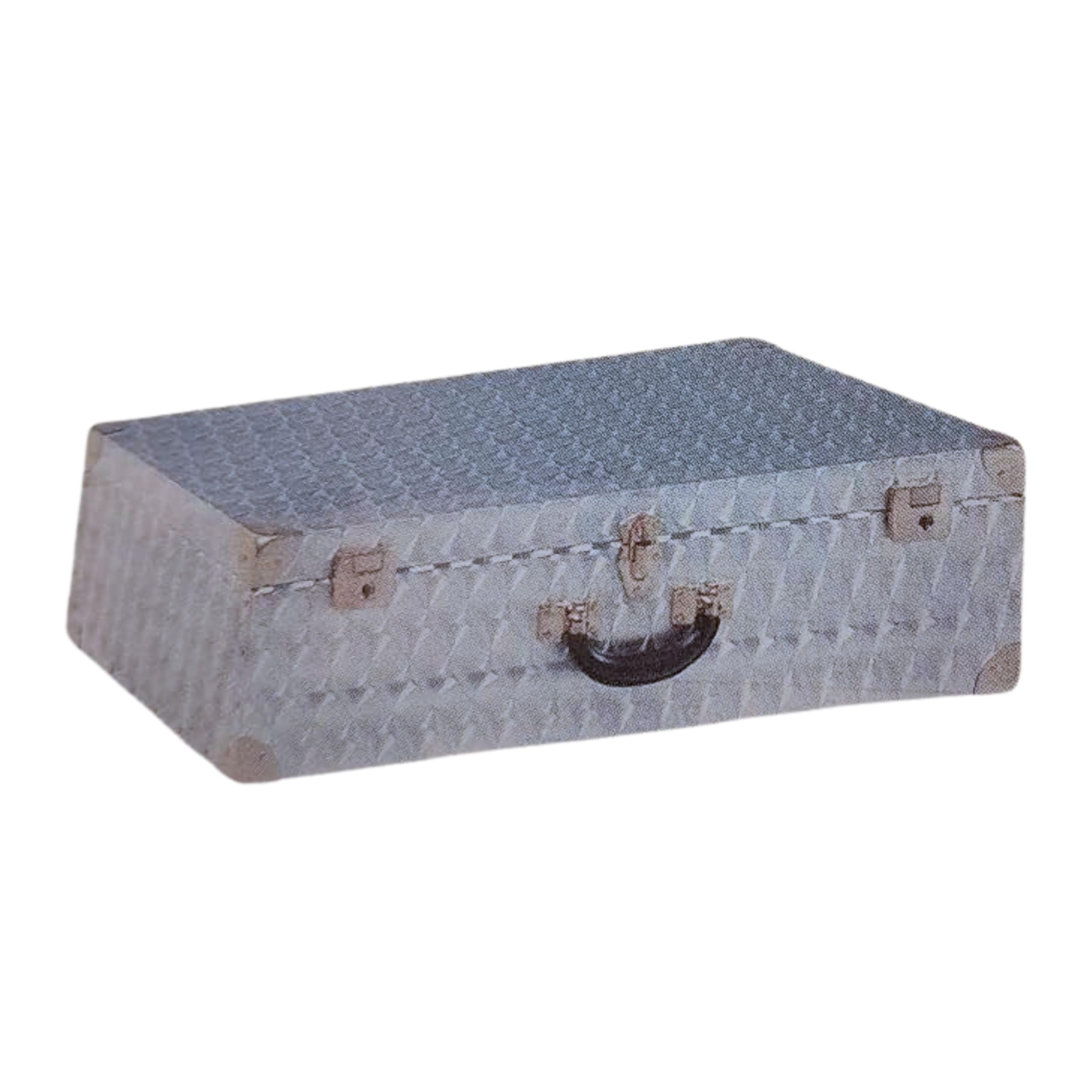 DSTOCK60 - Valise, Boîte de Rangement 2 Serrures Aluminium Granité 70x42x20 cm
