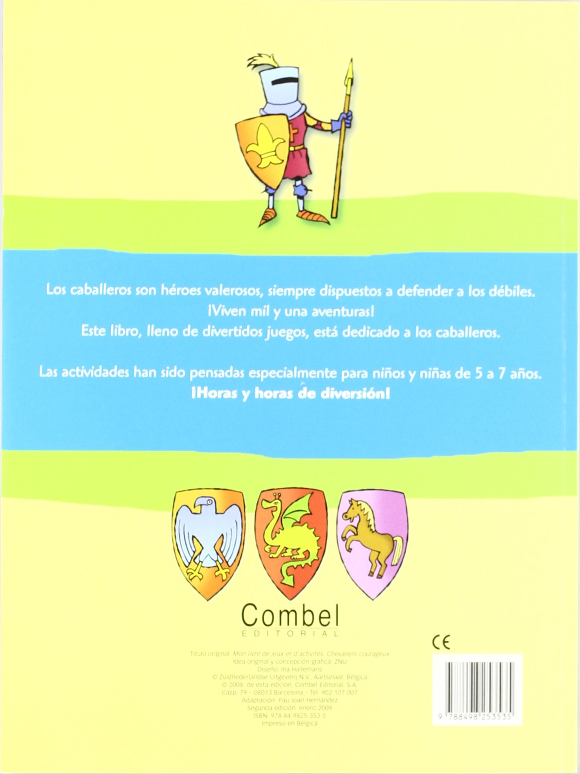 Los valientes caballeros (Mi libro de juegos y actividades)