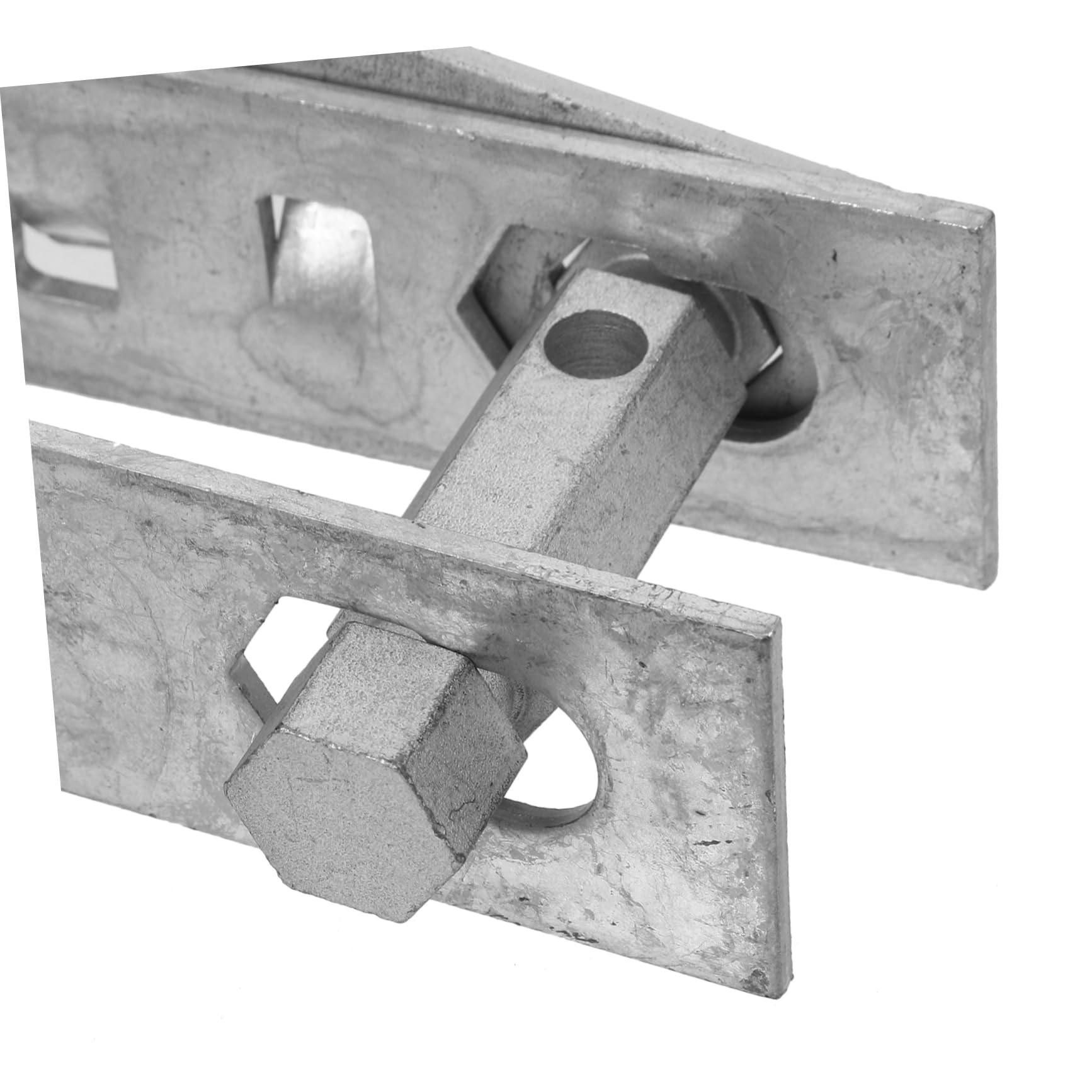 Toyvian Tendeur de Câble d'acier Galvanisé à Double Axe pour Serrage Agricole et Clôtures de Ferme, Installation Facile et Application Polyvalente, Couleur Argenté