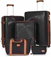 Amazon.com | CONCEPTEN Luggage Sets 5 Piece,Lightweight,Impact