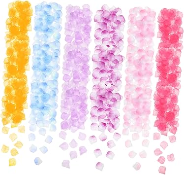 2000pcs Artificial Rose Petals Separated Fake Petal Silk Flower Halloween