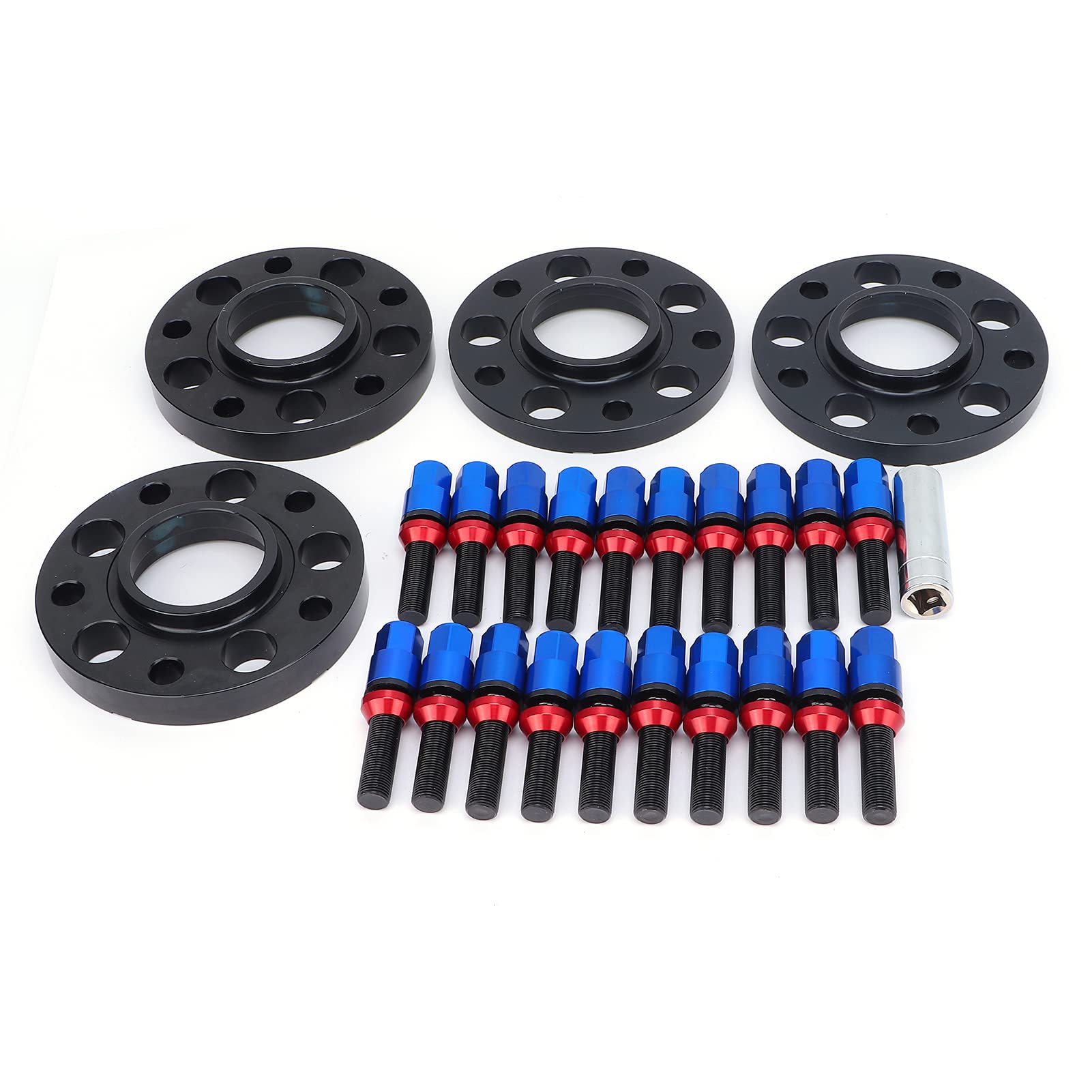 Hub Centric Wheel Spacers dla BMW Serii 1 F20/F21 2014-2019, (BLUE)