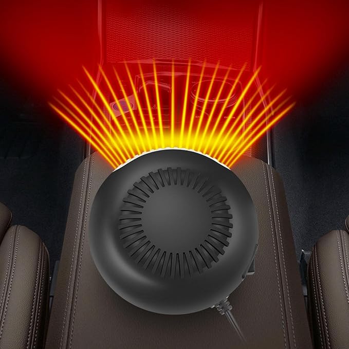 Calefactor Eléctrico Portátil con Termostato y Rotación 180° miniatura 3