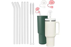 Stanley Glass Straws for 40oz & 30oz Tumblers: The Ultimate Refreshment Companion