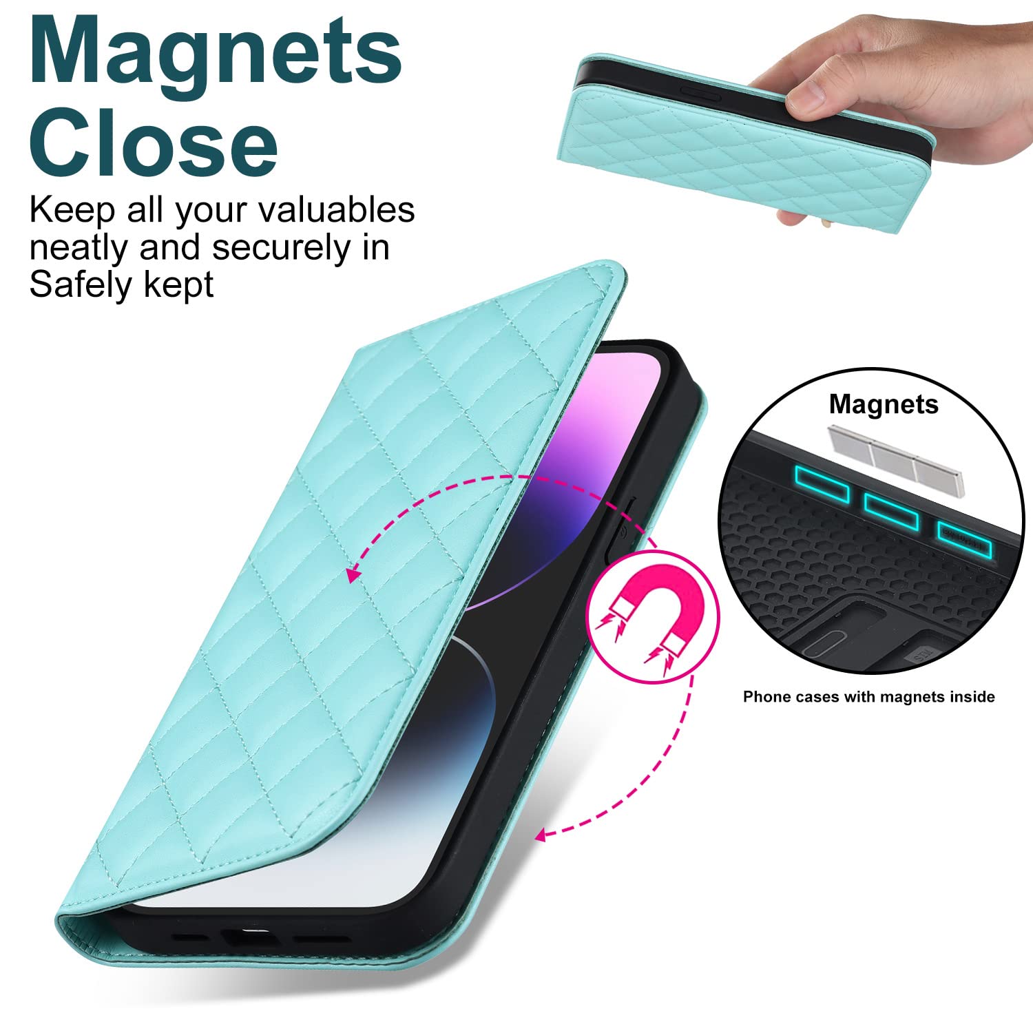 Amazon.co.jp: SINQERISHT ウォレットケース Apple iPhone 13用 