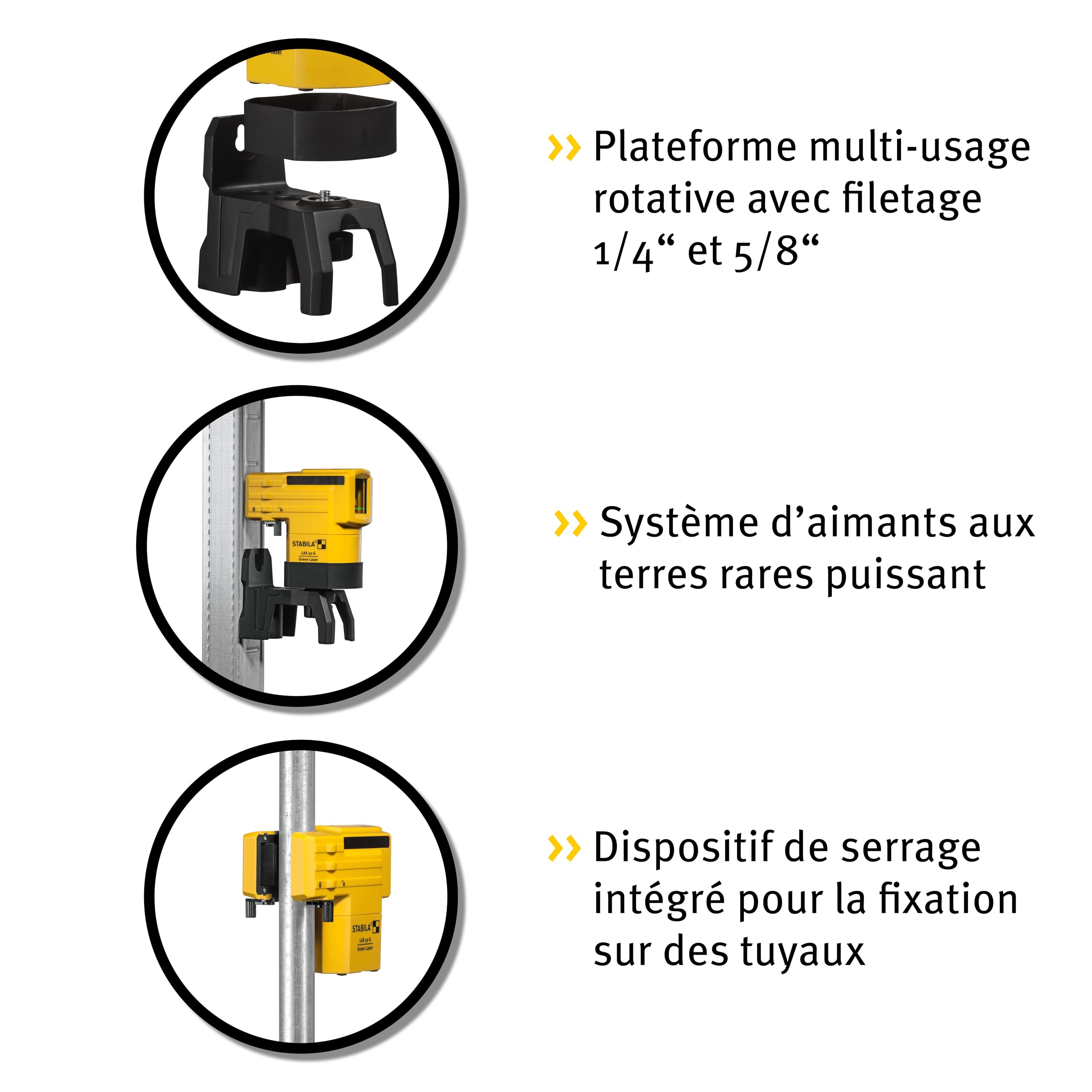 Stabila Nivel láser LAX 50 G Multicolore