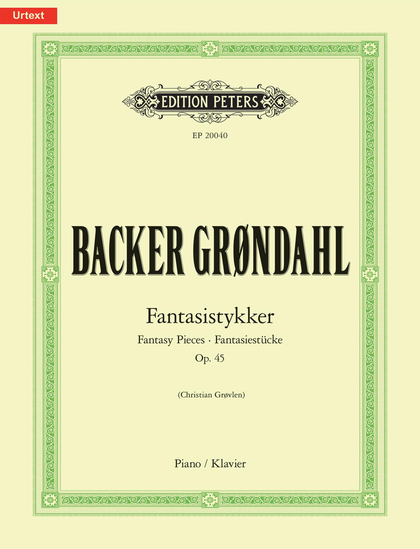 Fantasistykker Fantasy Pieces Op.45 by Christian Grovlen 9790577025841