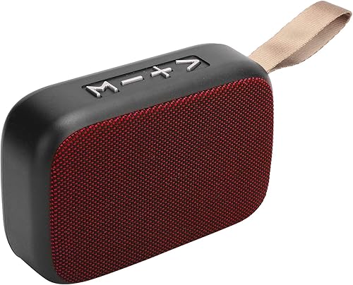 Miniatura 4 de Diyeeni Altavoz Altavoz de sonido Altavoz portátil USB Altavoz portátil (rojo)