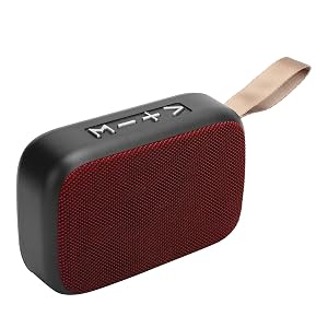Sanpyl Speaker Speaker Small Subwoofer Hands Calls for Home Office Red