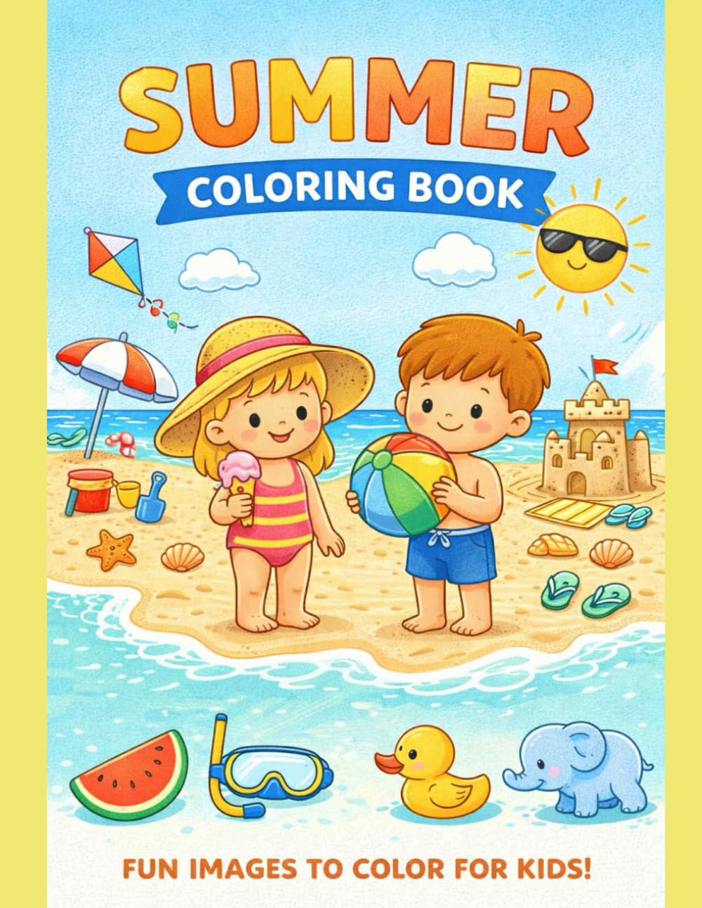 SUMMER COLORING BOOK FOR KIDS (SEASONS COLORING BOOK SERIES FOR KIDS)