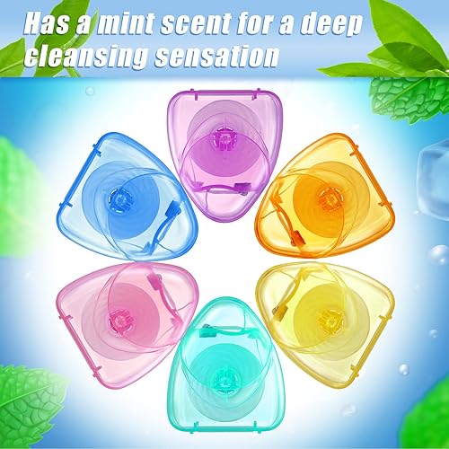 Miniatura 6 de Patelai Paquete de 100 cajas de hilo dental a granel cada 54 yardas50 M, color menta, encerado, tamaño de viaje, envueltas individualmente para