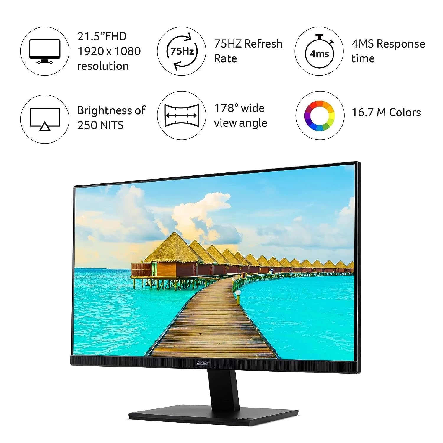 PcRenewed Postazione Completa con PC Fisso Ricondizionato i7, 16GB RAM, SSD 256GB, Monitor 22” NEW, Windows 10, Wi-Fi, Office 2021 – PC Desktop i7 per Casa e Ufficio (Ricondizionato)