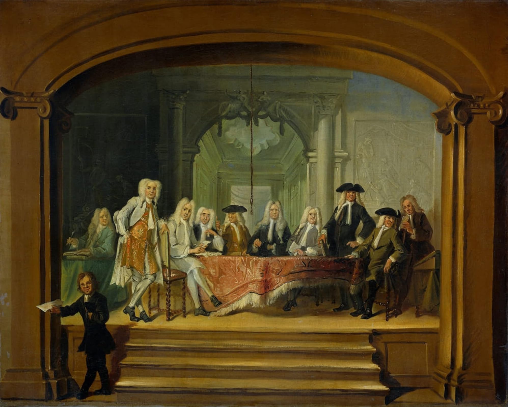 Toile pour la Décoration du Salon Célèbres Tableaux Cornelis Troost Amsterdam Flânerie Artistique