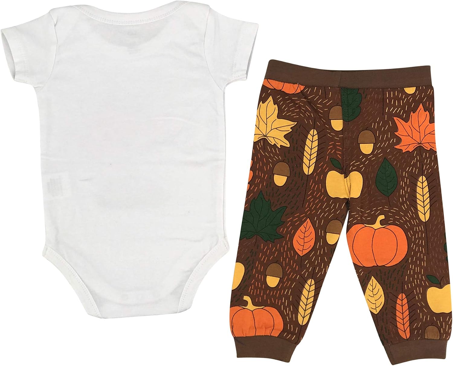 Baby Boys Girls 2pc Outfit Set Short Sleeve Bodysuit with Pants