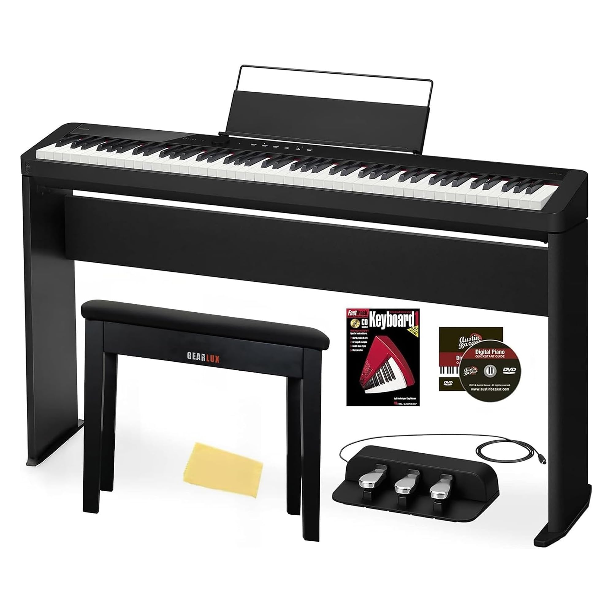 Amazon.com: Casio PX-S1100 Privia Digital Piano - Black Bundle