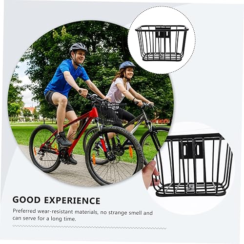 Miniatura 7 de Cesta de hierro para bicicletas, bicicletas para niños, cesta de bicicleta para niños, scooter, cestas de alambre de bicicleta, cestas de bicicleta