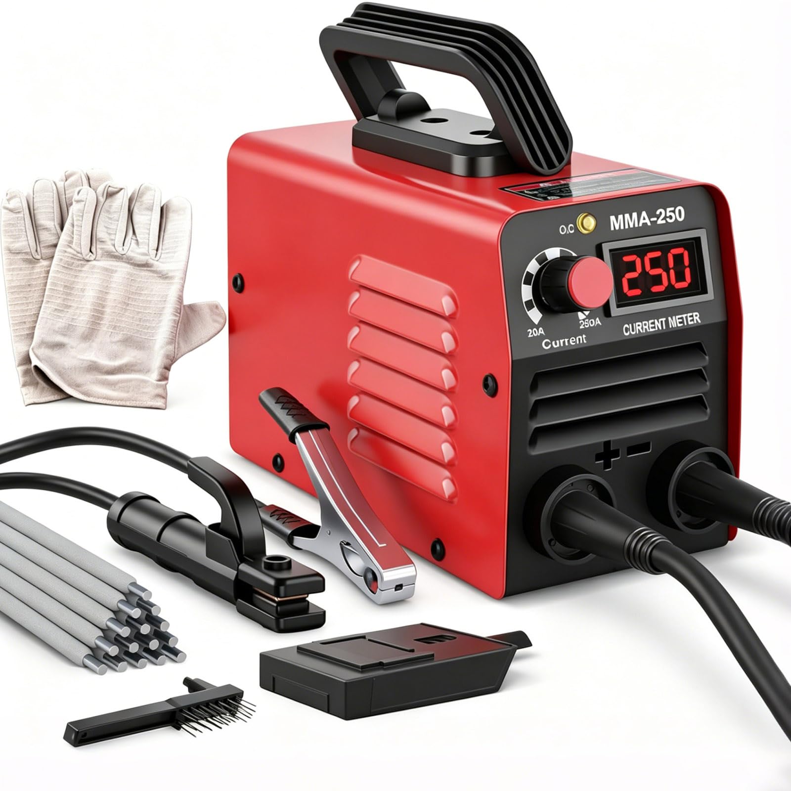 HGNVGZ 110V 250A Stick Welder, Mini ARC Welding Machine for Beginners