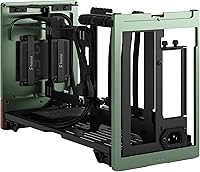 Vista 21 de Fractal Design Terra Jade - Panel frontal de madera de nogal - Factor de forma pequeño - Carcasa para juegos Mini ITX - Cable elevador PCIe 4.0