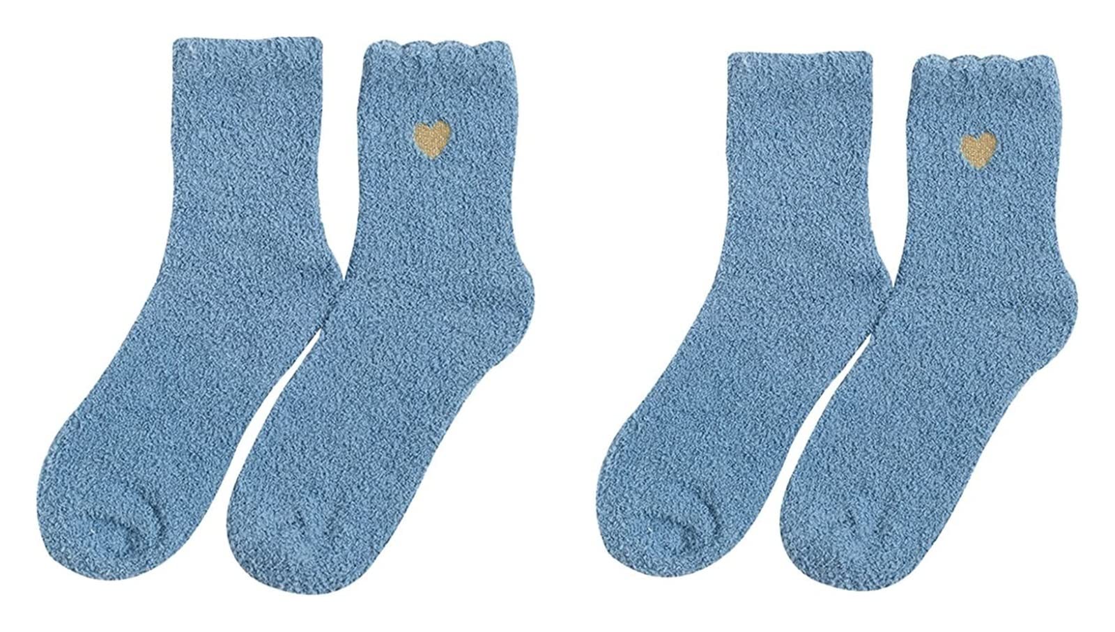 Calzini Termici Calzini Da Donna Con Motivo A Cuore ， Calzini Da Donna In Cotone Carino Calzini In Cotone Alla Moda Calzini Invernali
