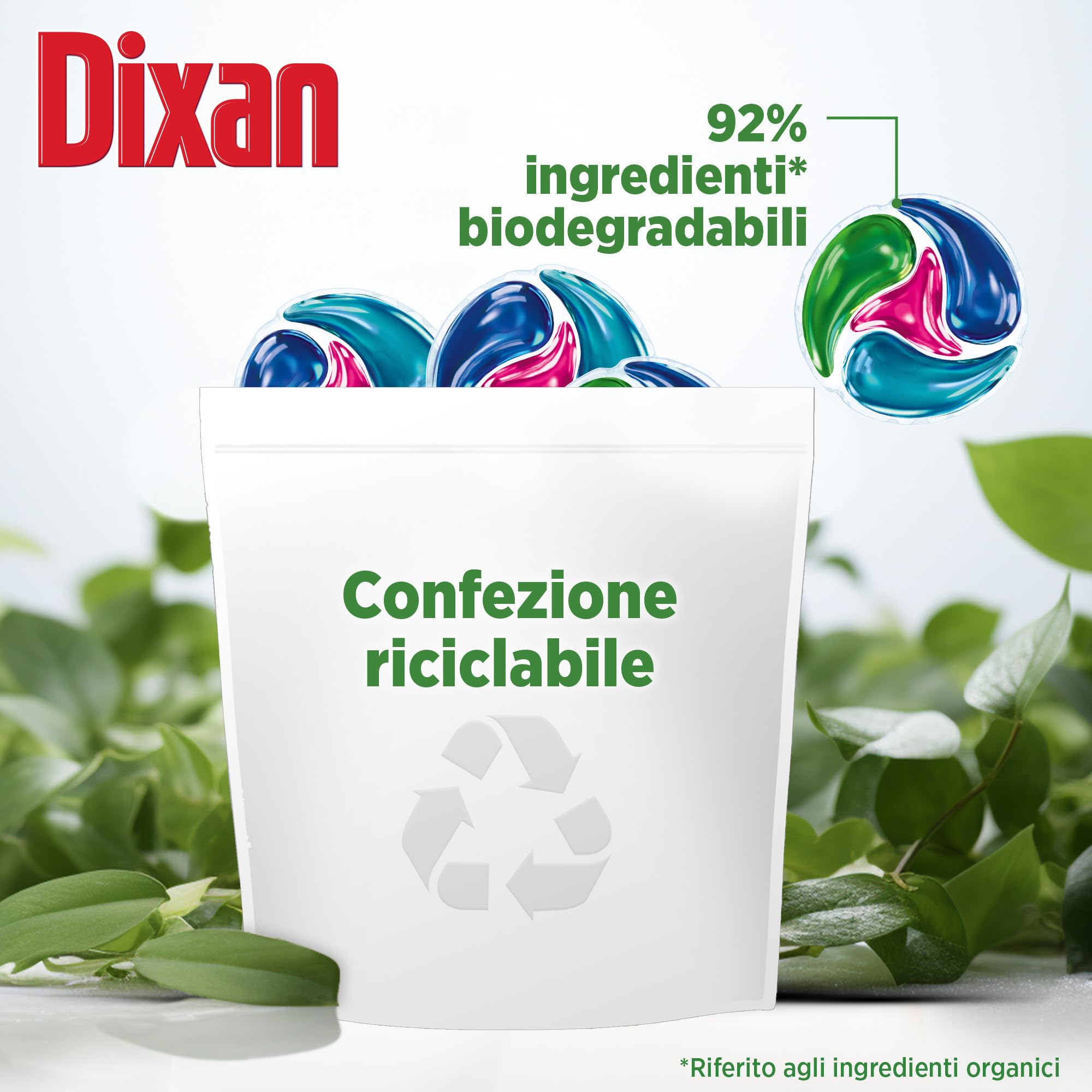 Dixan DISCS 4in1 Color Detersivo Lavatrice, 4 confezioni da 40 lavaggi, Capsule lavatrice per colori vivaci, pulizia profonda del bucato e freschezza igienica per lavatrice, Rimuove le macchie da 20°C
