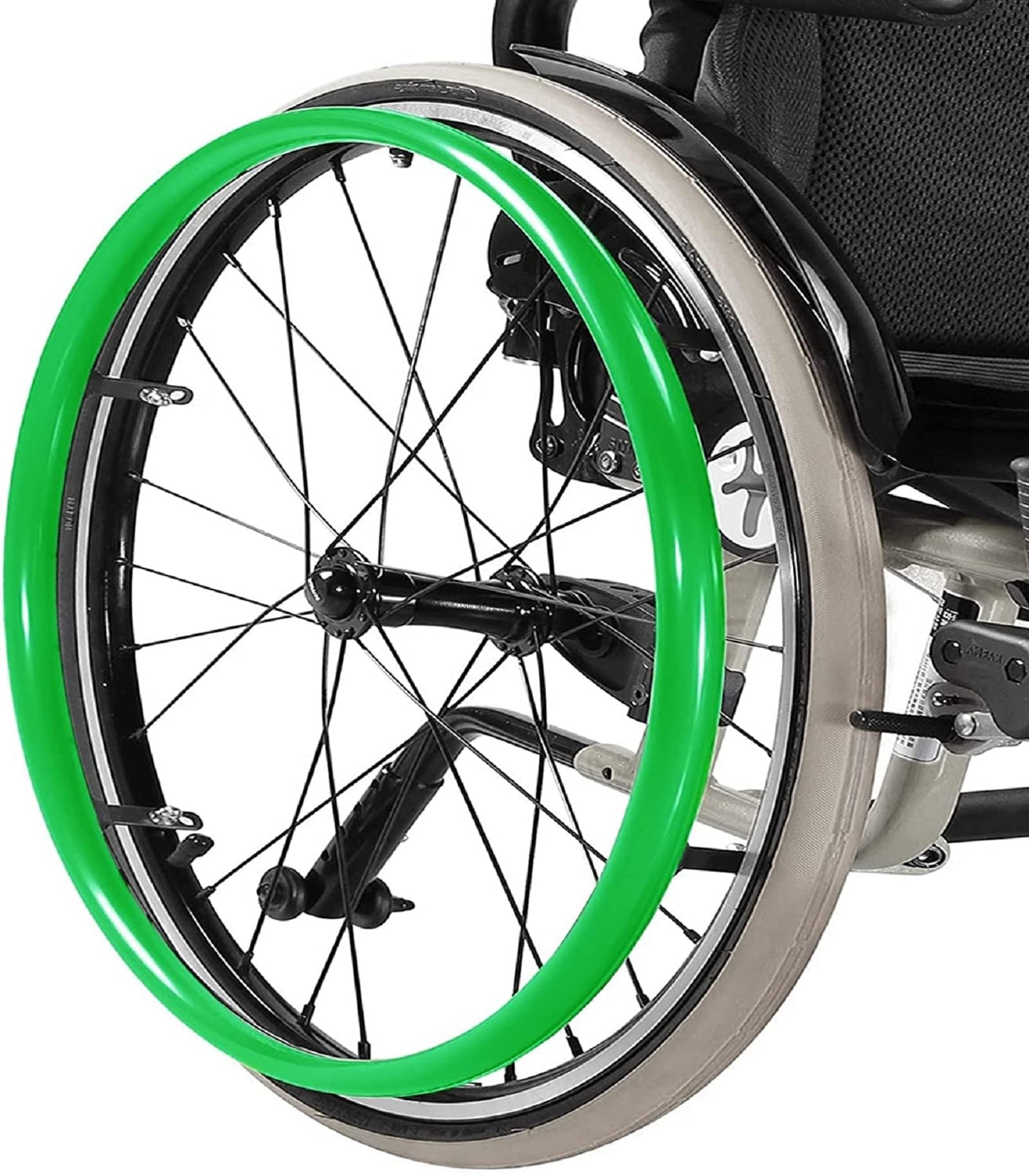 Funda para silla de ruedas, accesorios para sillas de ruedas, fundas para llantas de 24 y 22 pulgadas, 1 par de fundas antideslizantes y resistentes al desgaste para ruedas traseras de silla de ruedas