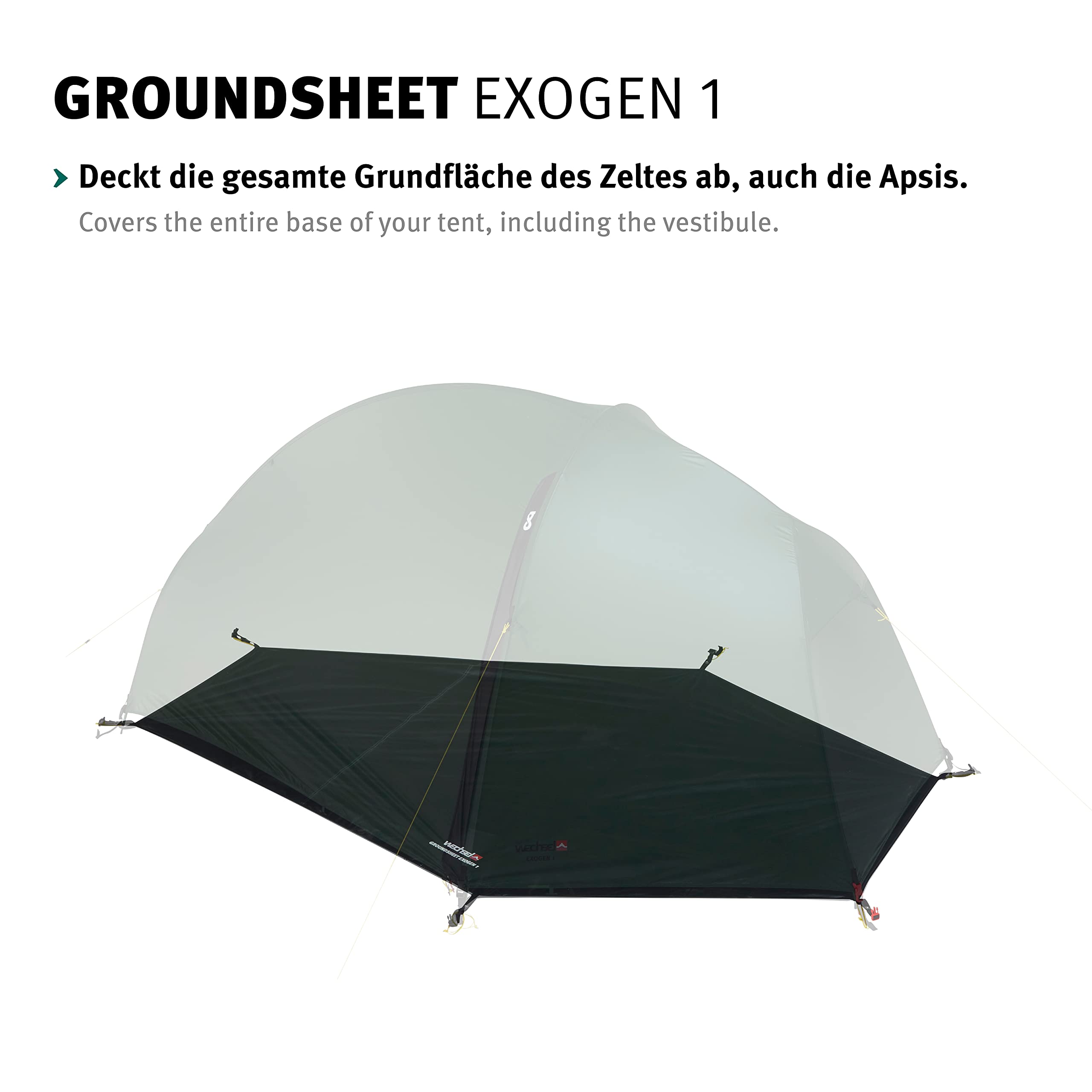 Wechsel Tempest 4 Groundsheet black 2021 - Image 4