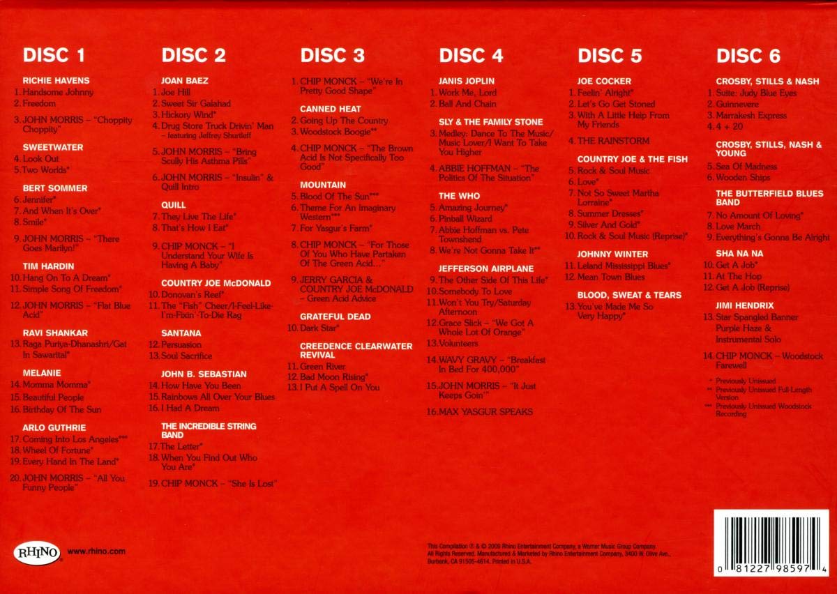 Woodstock 40 (6 CDs)