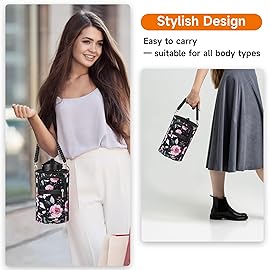 AceTreker Neoprene Insulated Metal Water Bottle Sleeve with Fashion Paracord for Half Gallon 64 oz/One Gallon 128 oz Water Jugs Bottles, Carrier/Holders for Outdoor Camping, Hiking, Fishing-Dark Blue