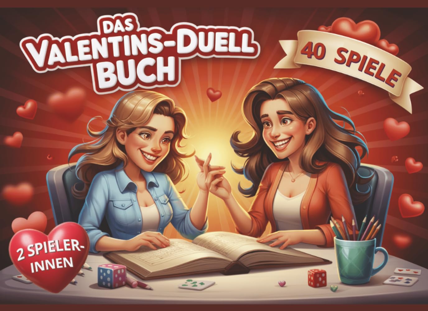 Das Valentins-Duell Buch: Für Sie & Sie. 40 Rätselduelle für verliebte Paare, die gemeinsam denken, fühlen und lachen wollen. (Duellbuch) (Valentins ... für Sie & Ihn, Ihn & Ihn und Sie & Sie)