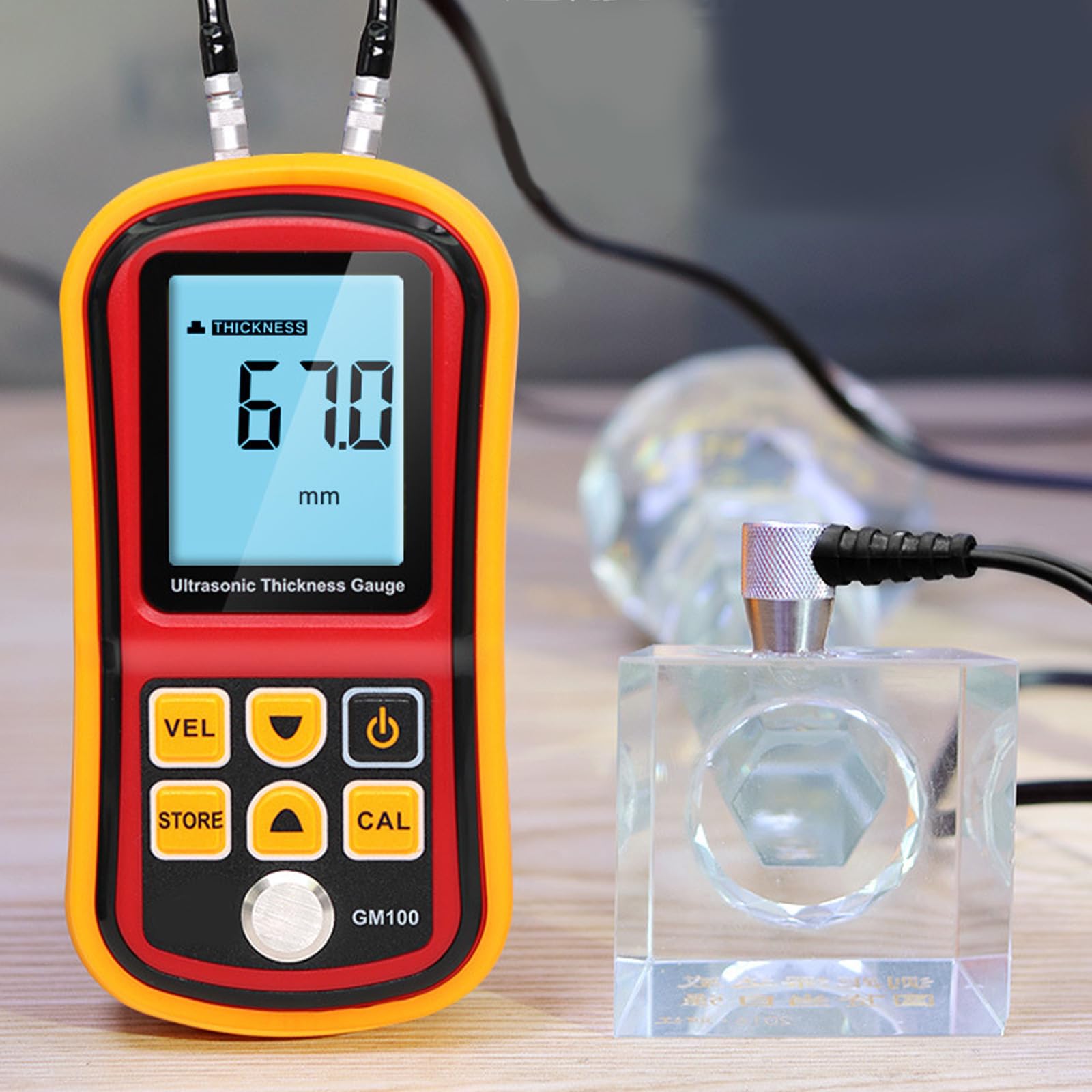 Ultraschall Dickenmessgeräte Sensoren Sondendickenmessgerät Hochpräzise Messung Für Metall Keramik Glas Technisches Messwerkzeug