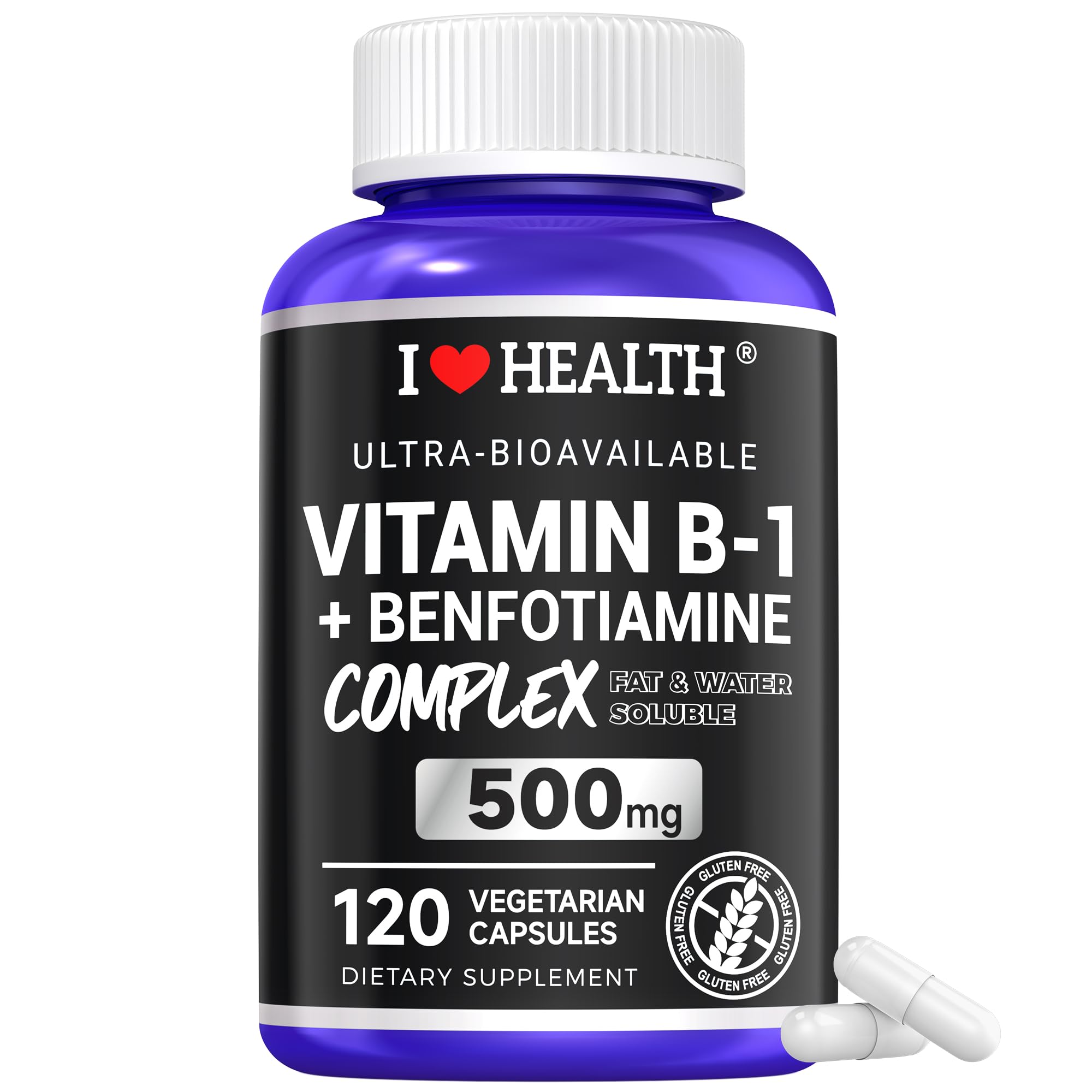 I Love Health 2-in-1 B1 and Benfotiamine