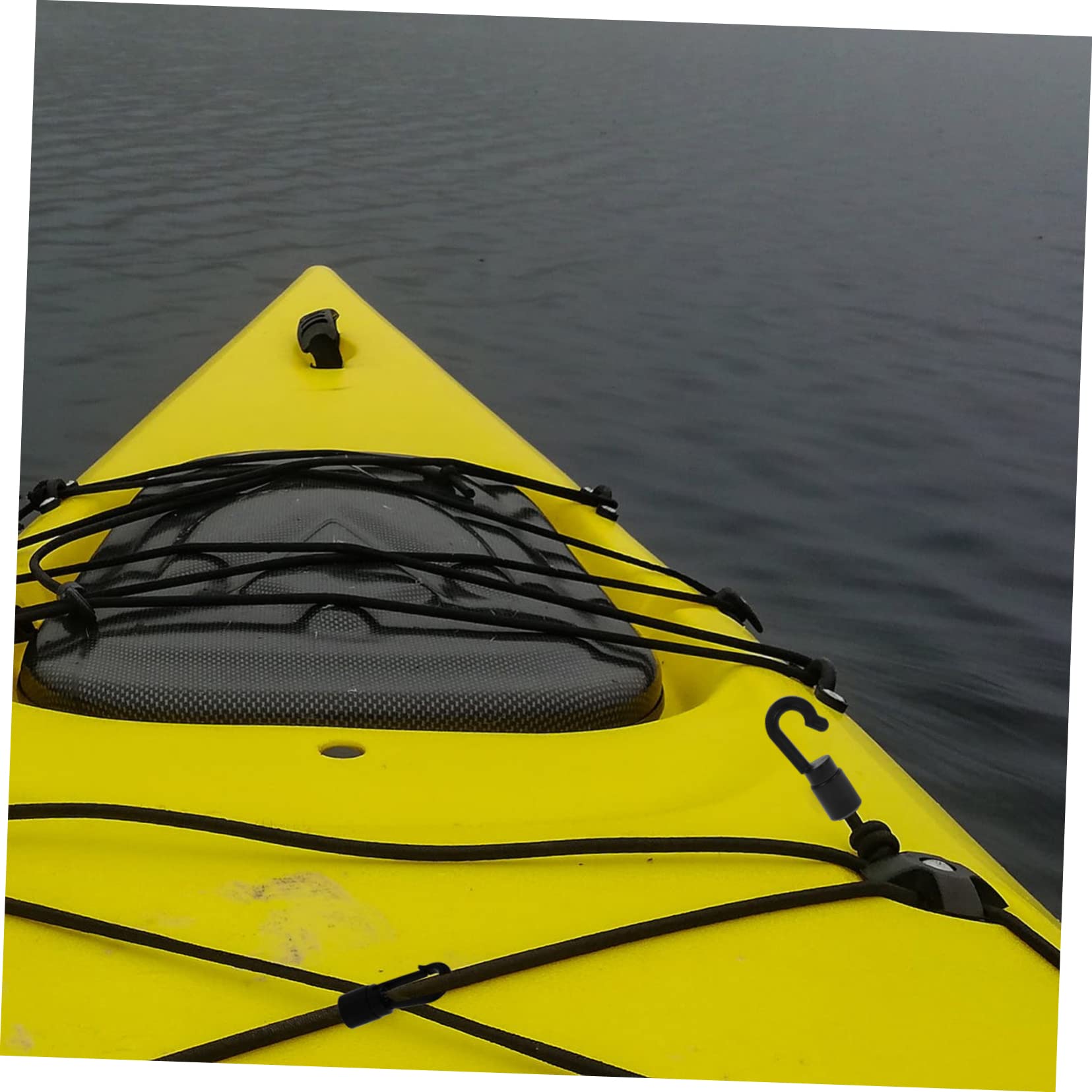 Gogogmee Boat Mooring Hooks 10 Pack Yacht Tie Hooks Kayak Accessories Paddle Fixing Straps Buckles Sturdy for Heavy Duty Use