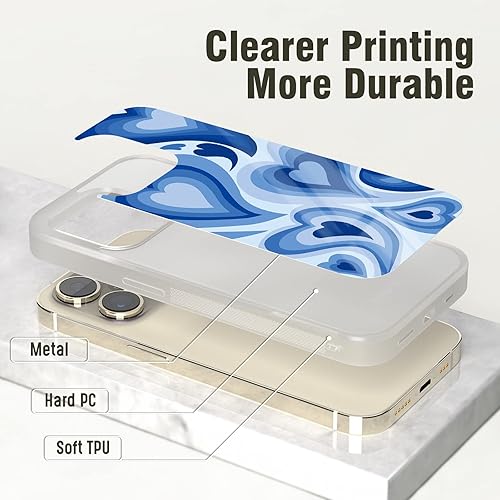 Miniatura 9 de Fundas estéticas para niñas para Apple iPhone 11 12 13 14 Pro Max Plus Mini Samsung Galaxy S21 S22 Ultra Plus (corazón verde oscuro)