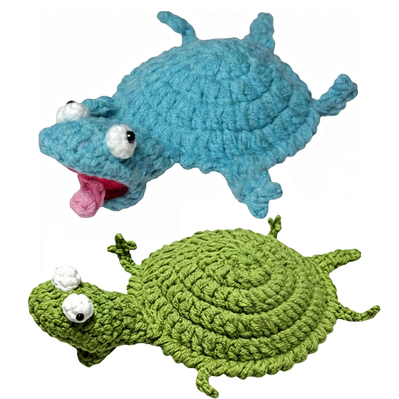 Crochet Lizards Coaster | Funny Coasters For Adults | Cute Handmade 3d Little Animal Mug Rug | Diy Animal Cup Mats Decorative Drink Csoaster For Home Decor