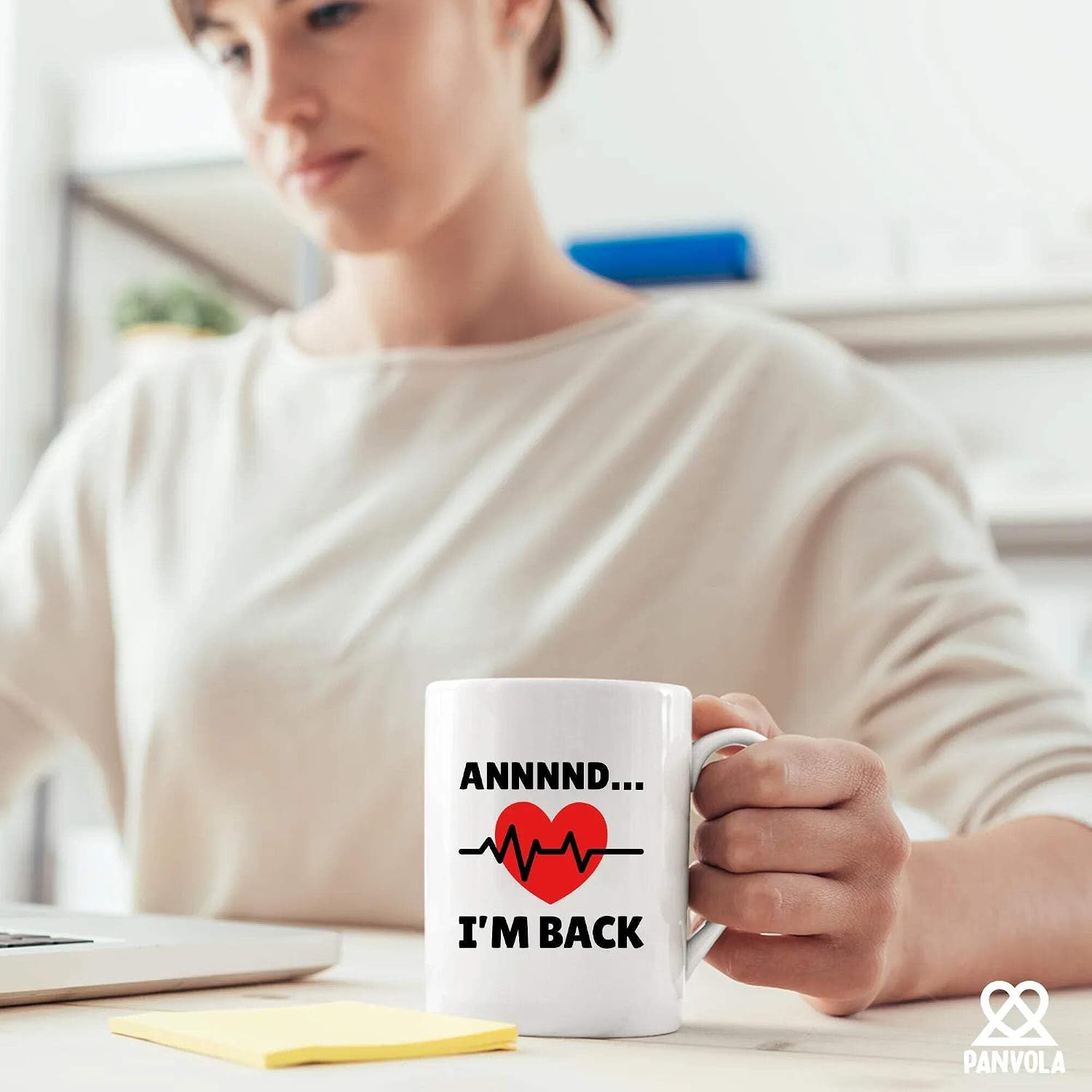 Panvola Annnnd…I’m Back Recovery Gifts Heart Surgery Mug 11oz White