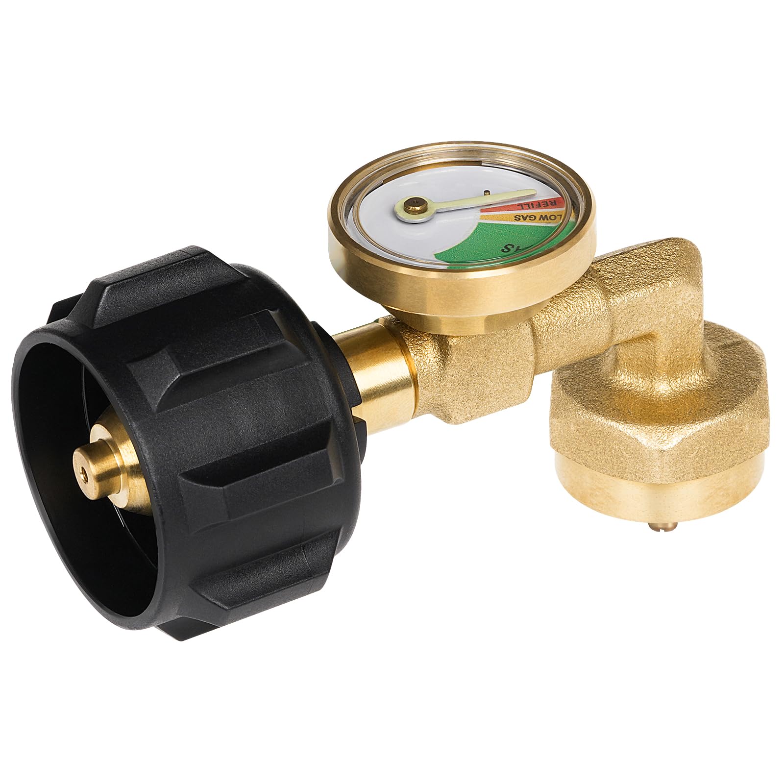 GASPRO Propane Refill Adapter, Fill 1 Pound Bottles from 20lb Tank, Easy to Use, Solid Brass