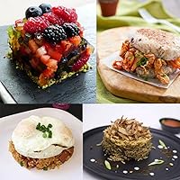 Vista 7 de DATANYA Paquete de 9 moldes para anillos de pastel de 3.15 pulgadas con collares de pastel de 3 pulgadas, anillos de comida de acero inoxidable