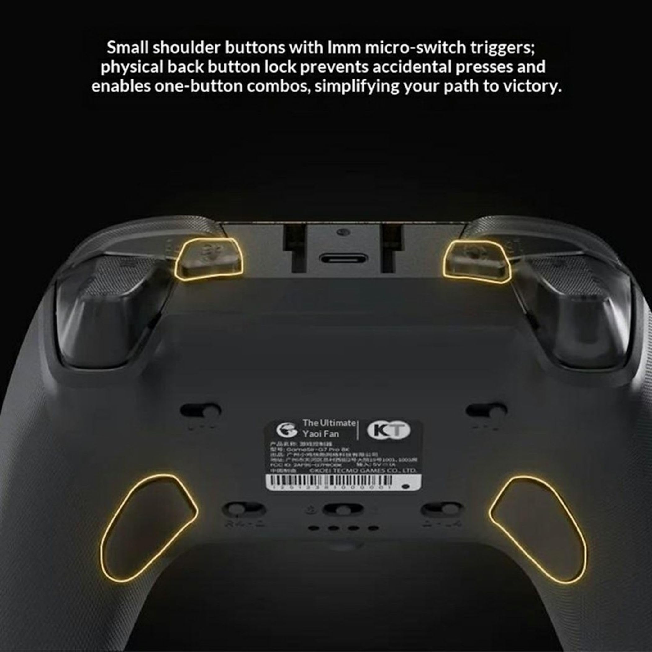 Wigento GameSir G7 Pro PC Kabelloser Gaming Controller | 8000Hz Polling, Mag-Res TMR Gen-2 Sticks, Makro-Tasten, Bewegungssensor - Nioh 3 Edition