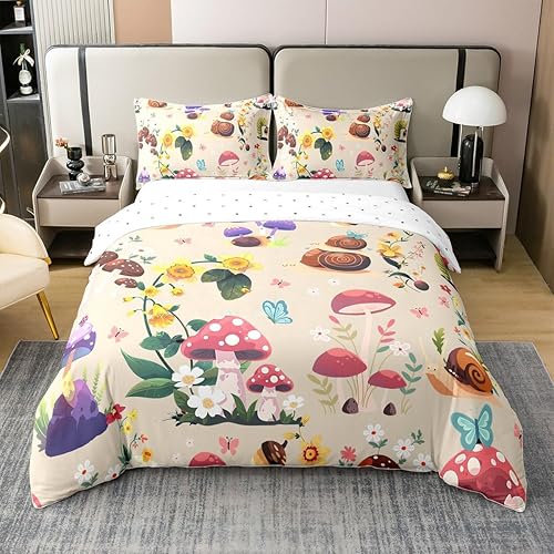 Miniatura 23 de jejeloiu Funda de edredón con estampado de radio Boombox, 100% algodón, para niños y niñas, tamaño matrimonial, juego de ropa de cama retro con Azul