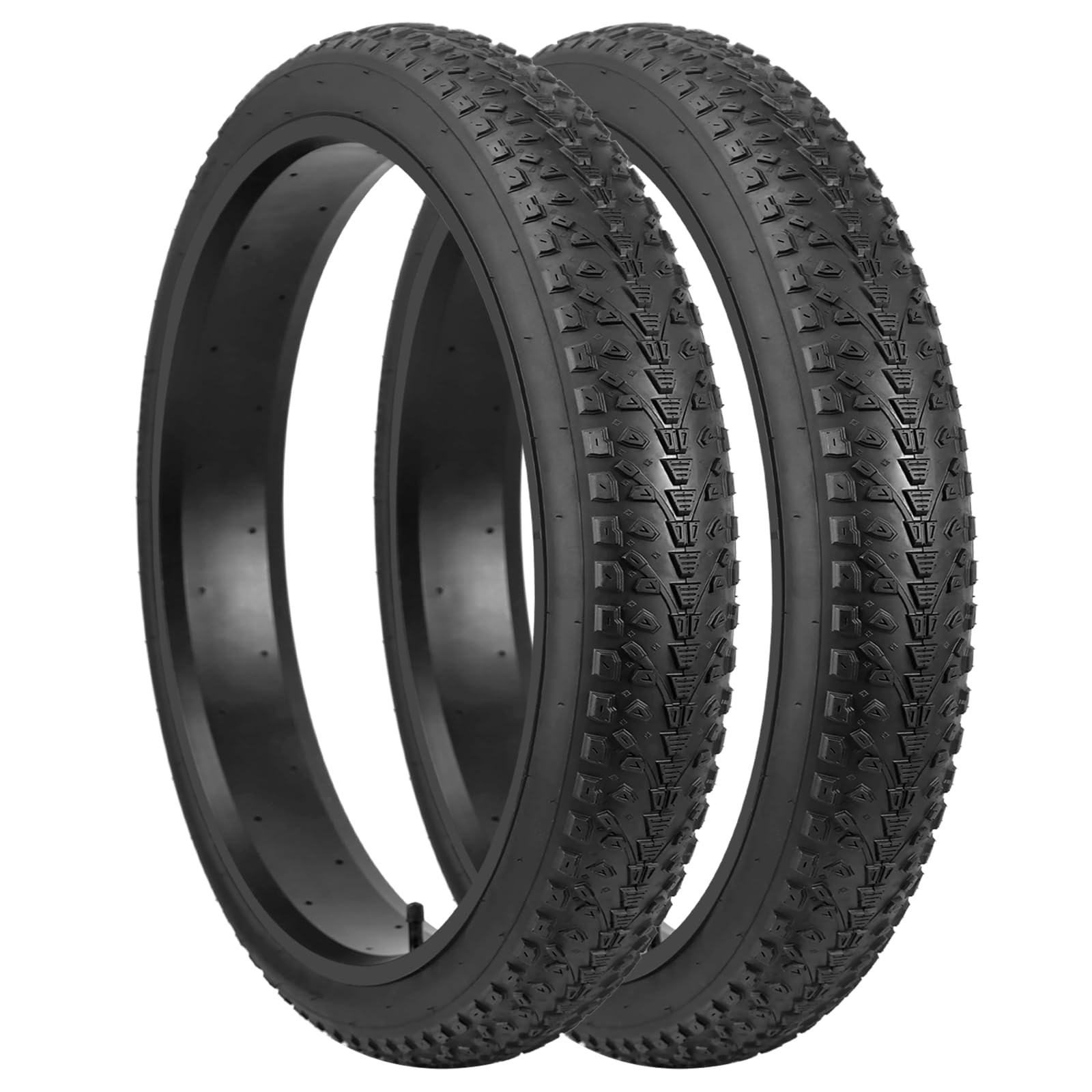 MEGHNA 2 Pezzi Pneumatici Bici Elettrica 20/26x 3.0 Pollice Pneumatici Bici Pieghevole Fat Pneumatici Heavy Duty Fat Bike Pneumatici