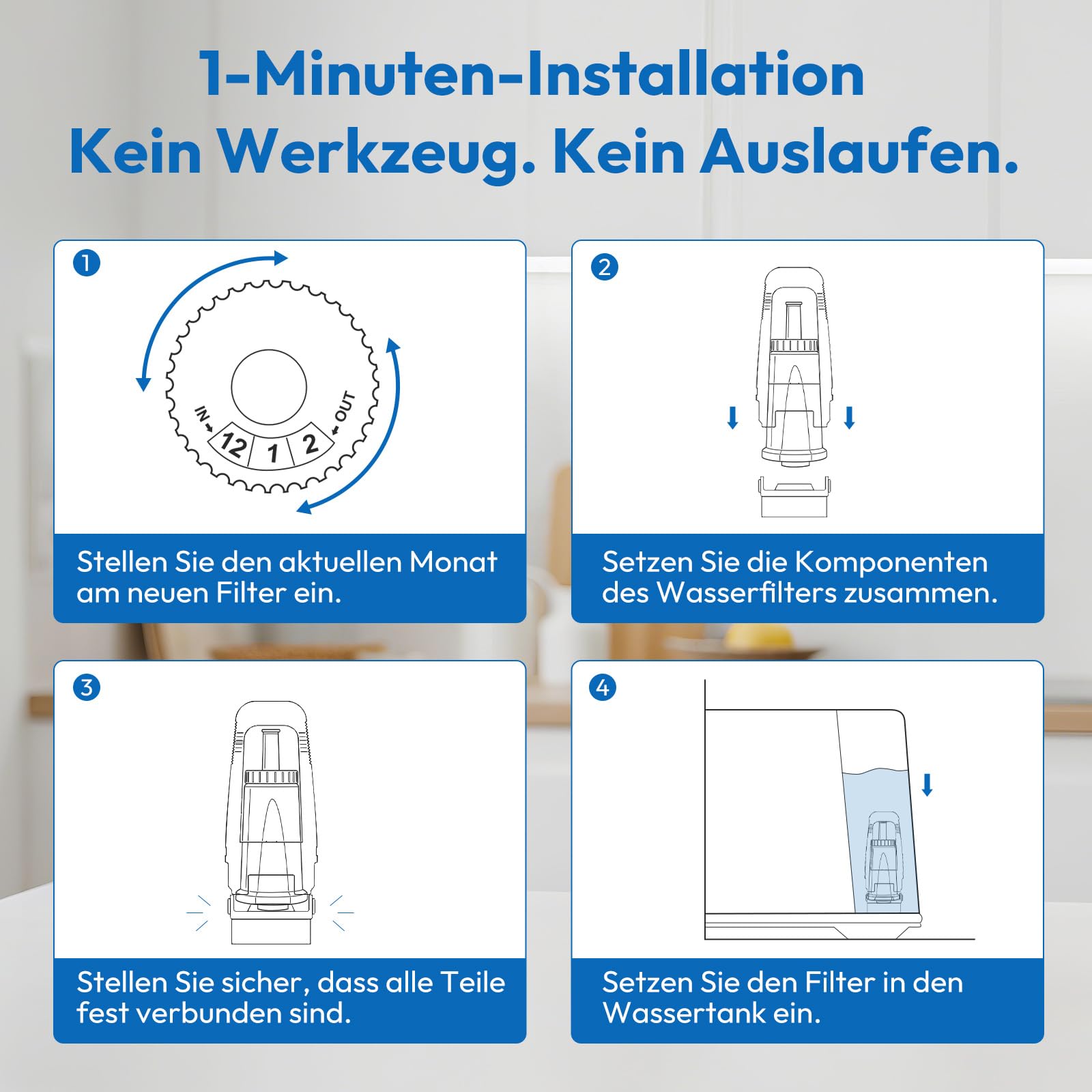 Filswa Wasserfilter für Sage Kaffeevollautomat – Kompatibel mit Barista Express Impress Pro Touch Oracle Jet The Barista Dual Boiler – Filter für SES810/875/880/920/980/990, BES008, BES878