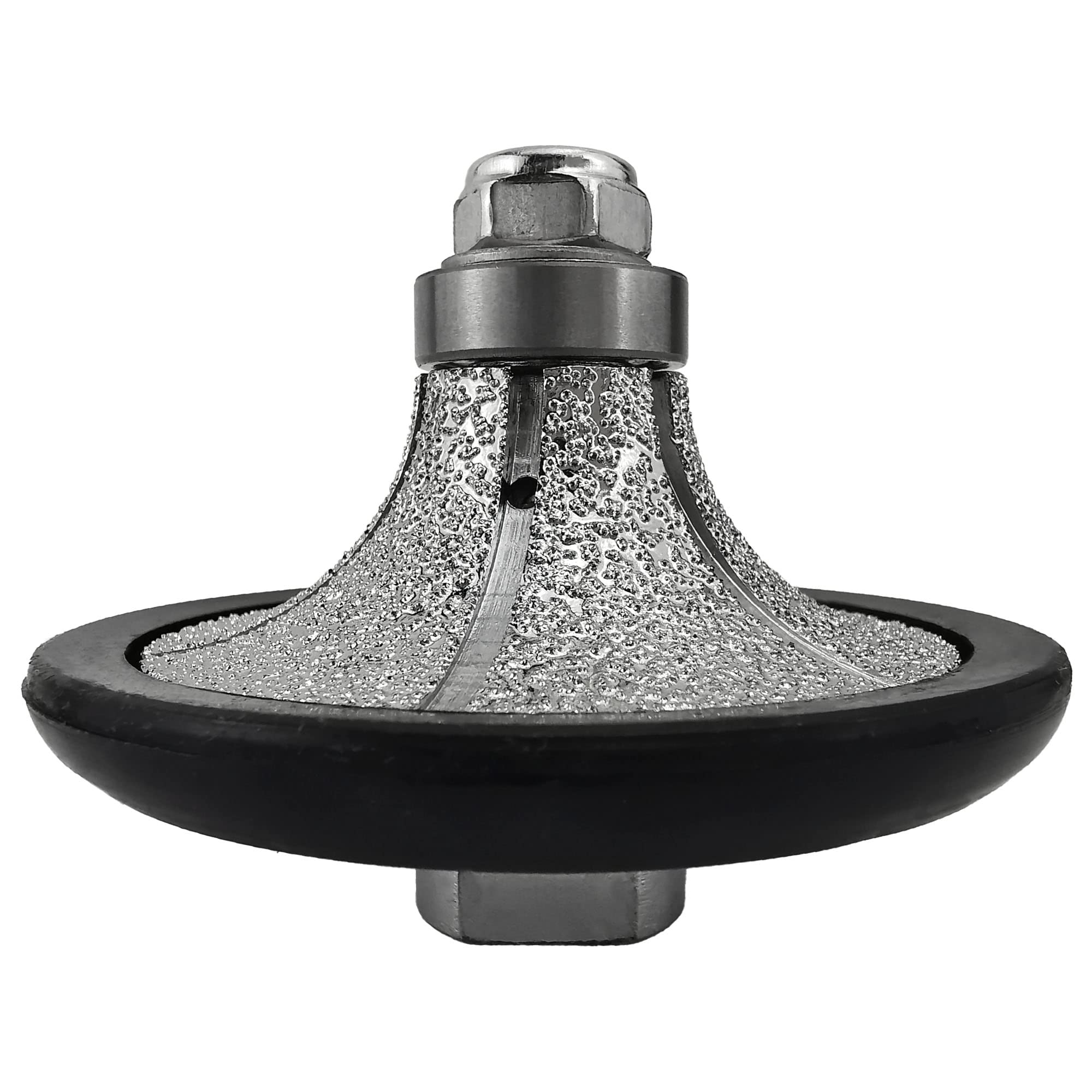 NBB Diamentowe koło profilowe, diamentowe frezowanie routera, wiertło do profilowania porcelany płytki ceramiczne granit marmur, łatwy w użyciu w szlifierce kątowej(Half-Bullnose, B25)
