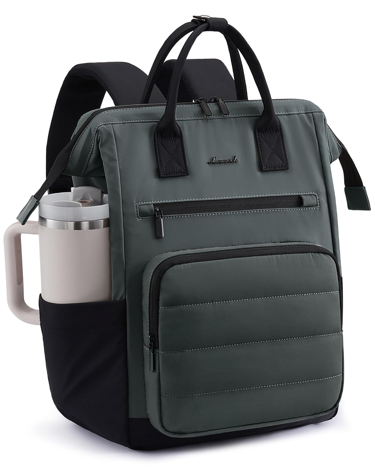 LOVEVOOK Mochila para laptop feminina, mochila de trabalho para enfermeiras, professores, mochila casual, viagem, faculdade de volta às aulas