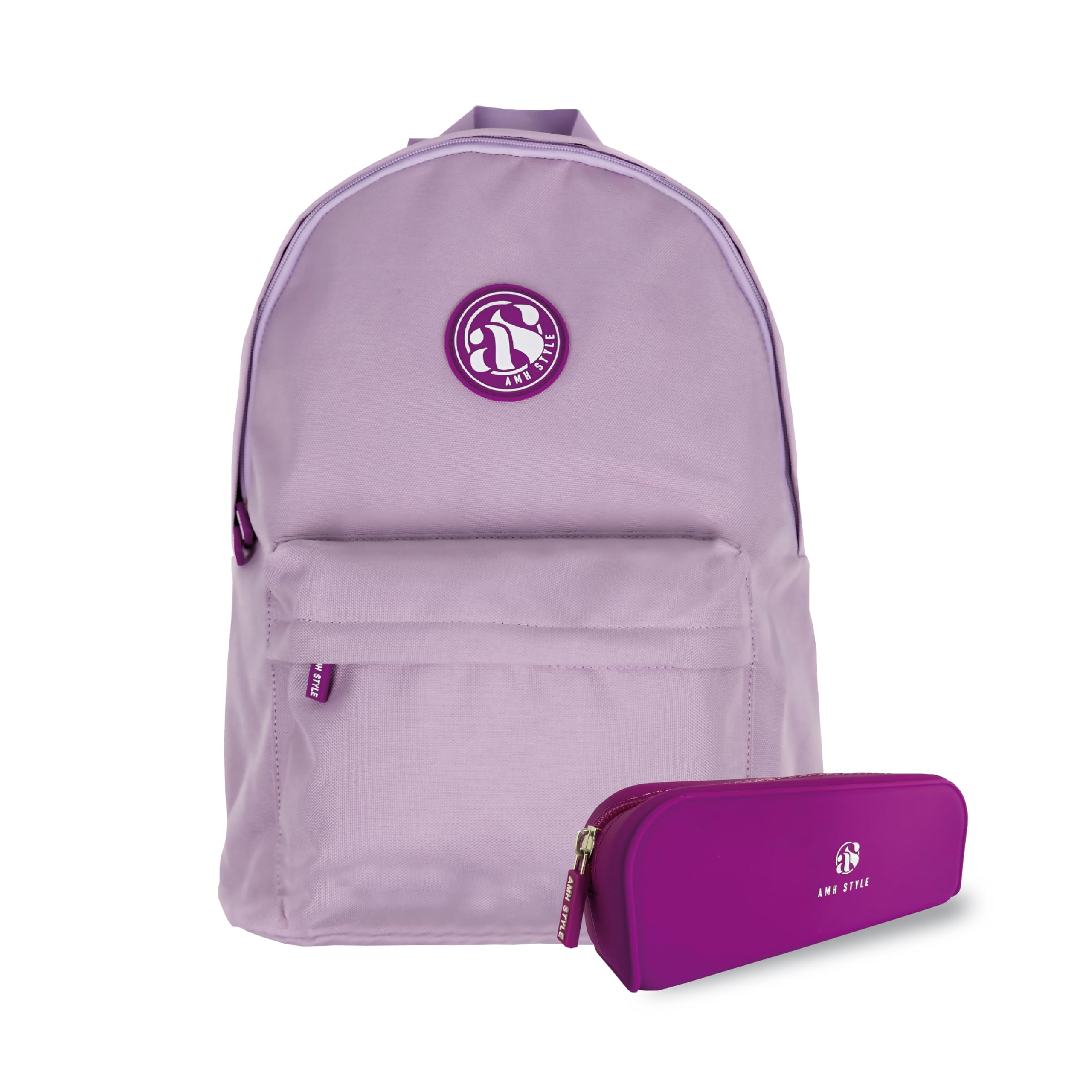 AS AMH STYLE Amh Style Mochilas escolares - Mochilas escolar Adolescentes, con compartimento para el portátil, Tamaño Ideal 42x32x15cm, Gran capacidad, Resistente al agua, Incluye estuche escolar