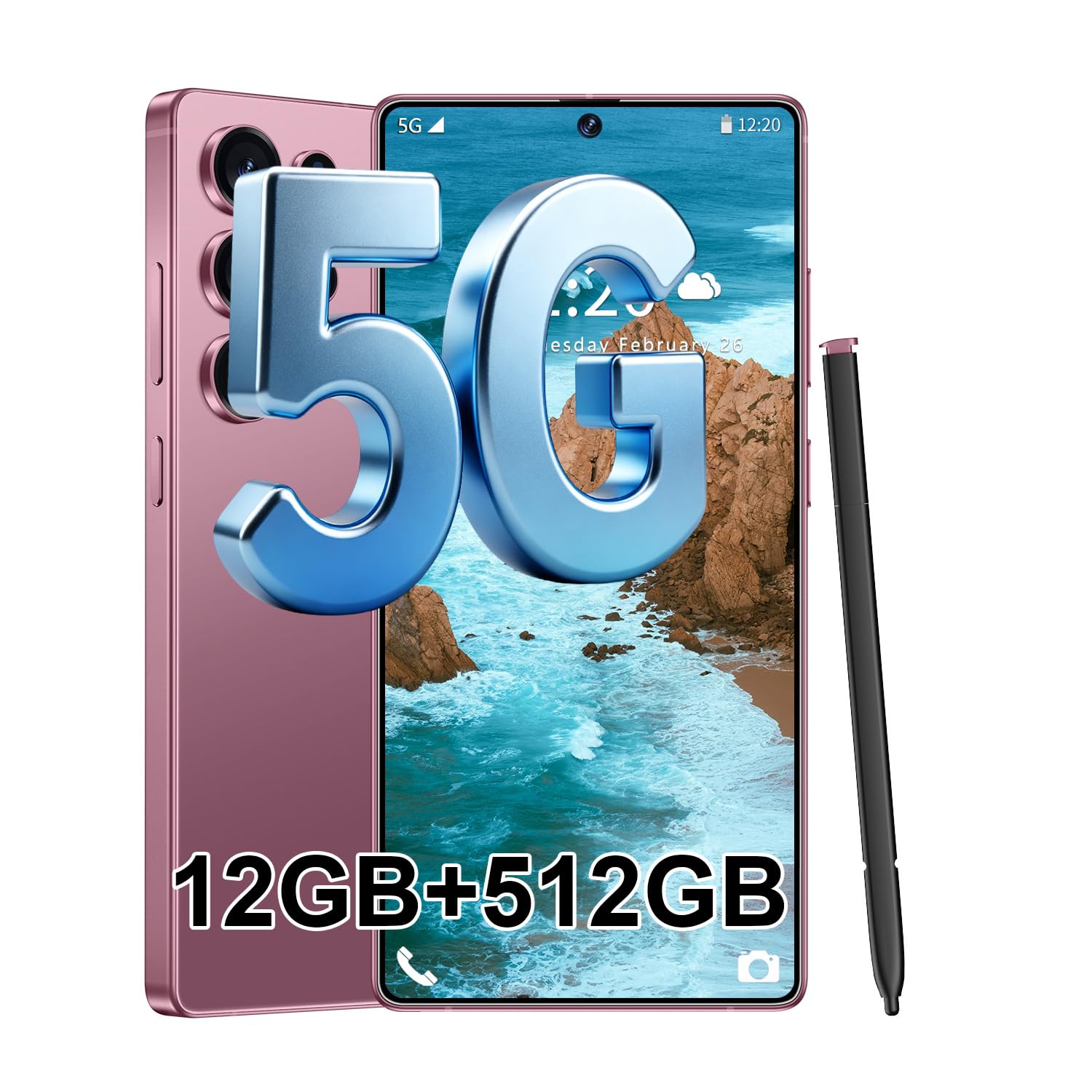 S25 Ultra 5G Unlocked Smartphone,12GB+512GB Fully Cell Phone for Android 14, 6.99" Unlock…