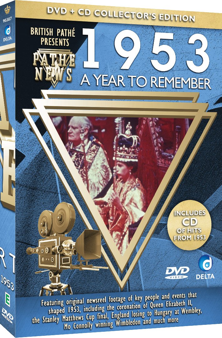 British Pathé News 1953 A Year To Remember DVD CD documental histórico británico