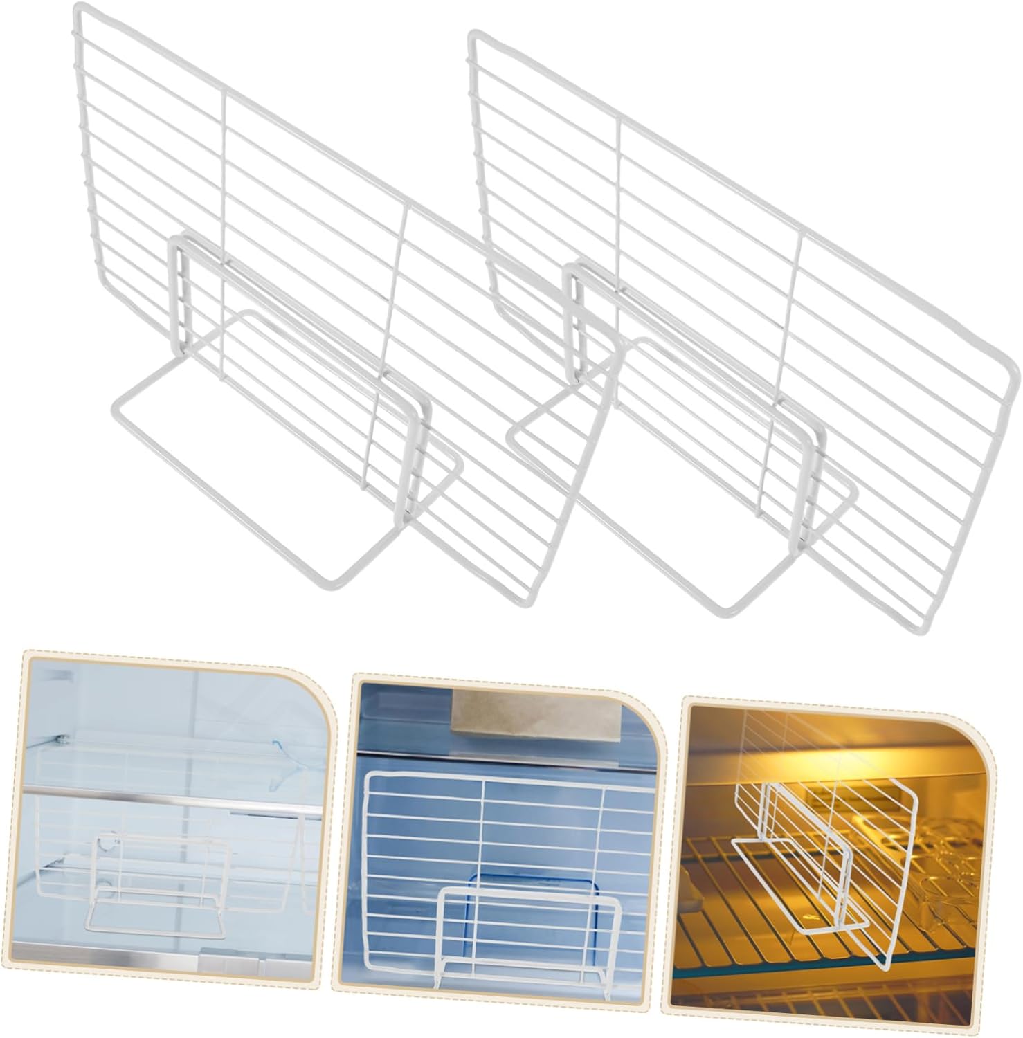 Refrigerator Dividers for Chest Freezer Easy Access Storage Plates Organized Closet Shelf Dividers