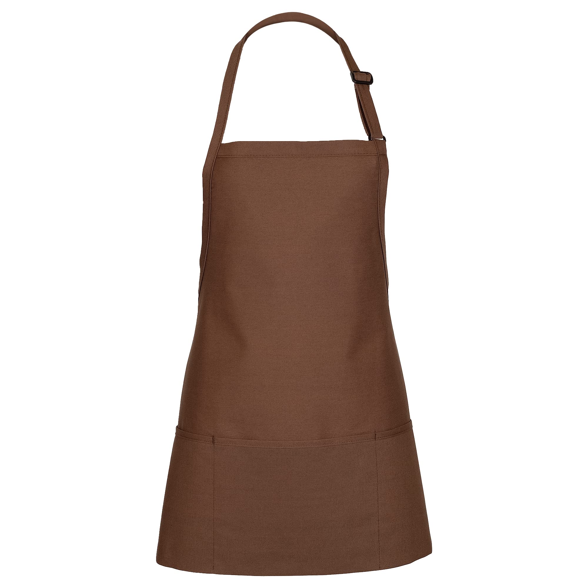 FAME® 3 Pocket Adjustable Unisex Bib Apron - F10 - Restaurants, Home, Hobbyist, Chef, Paint Party, Gardener, Grocery Store